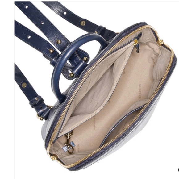 Brahmin - Rosemary Navy Topsail Backpack